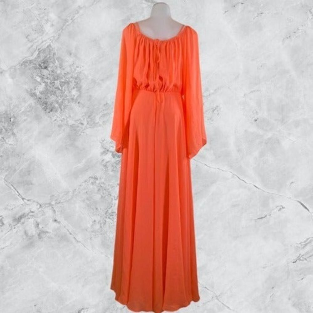 Michael Costello x REVOLVE Vallarta Gown - Orange - Picture 9 of 12